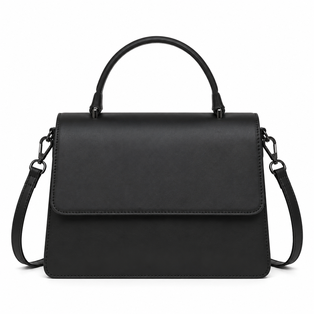 New Variation of a Structured Top-Handle Handbag