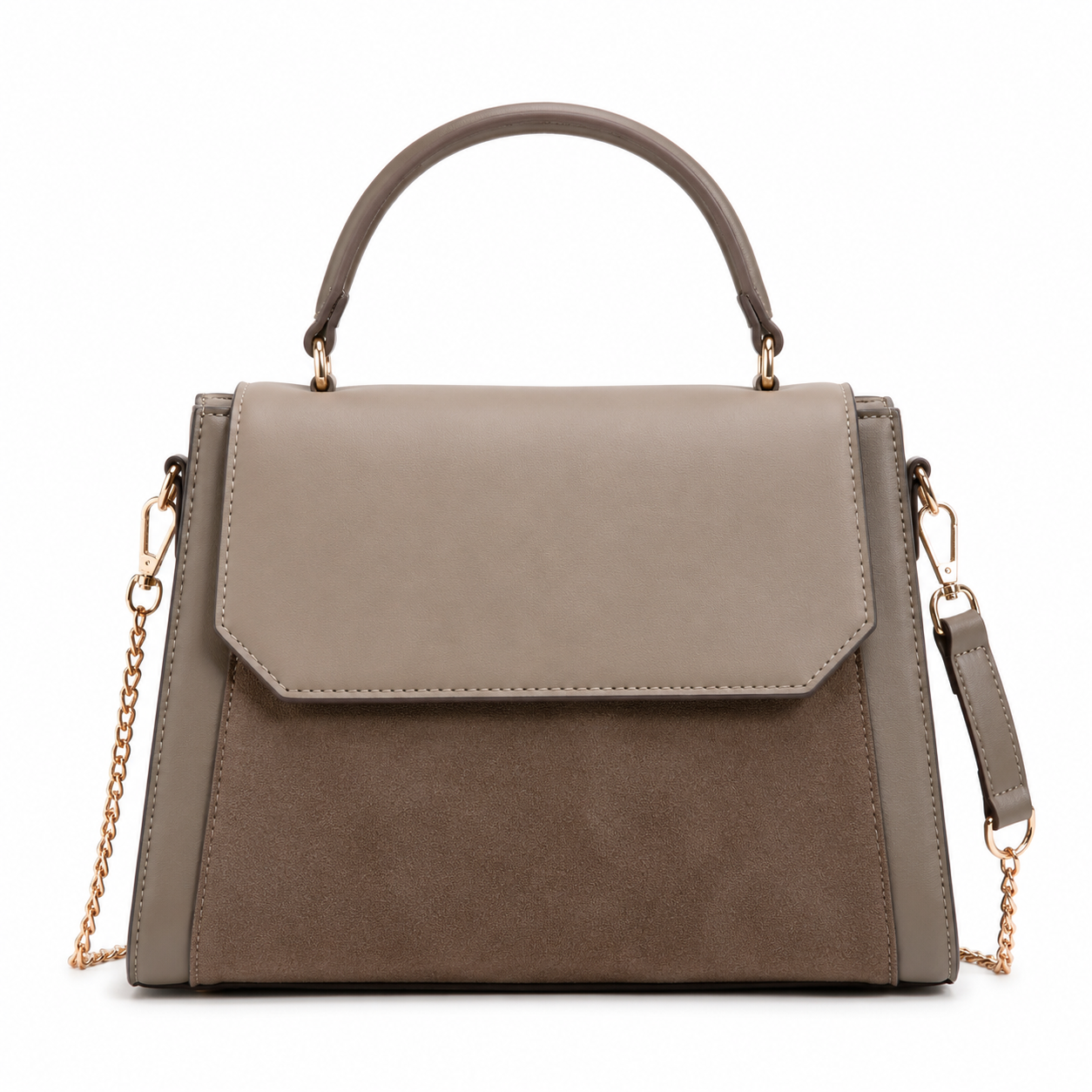 Reimagined Structured Top-Handle Handbag