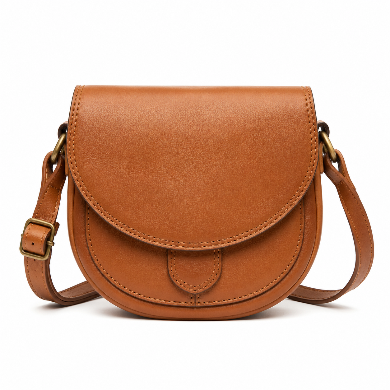 Equestrian-Inspired Mini Saddle Bag – Version II