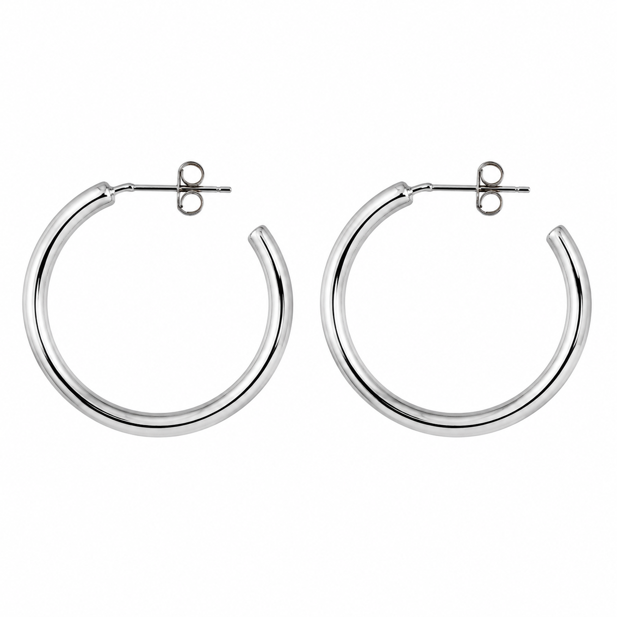 Minimalist Geometric Hoop Earrings