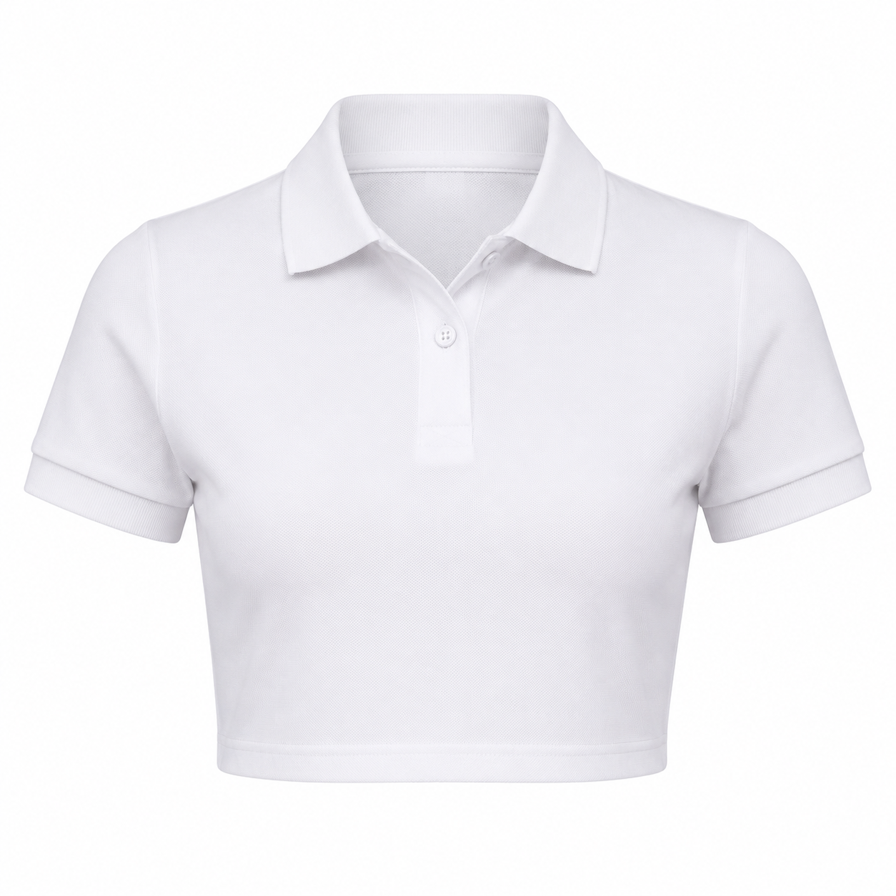 Classic Cropped Polo Shirt
