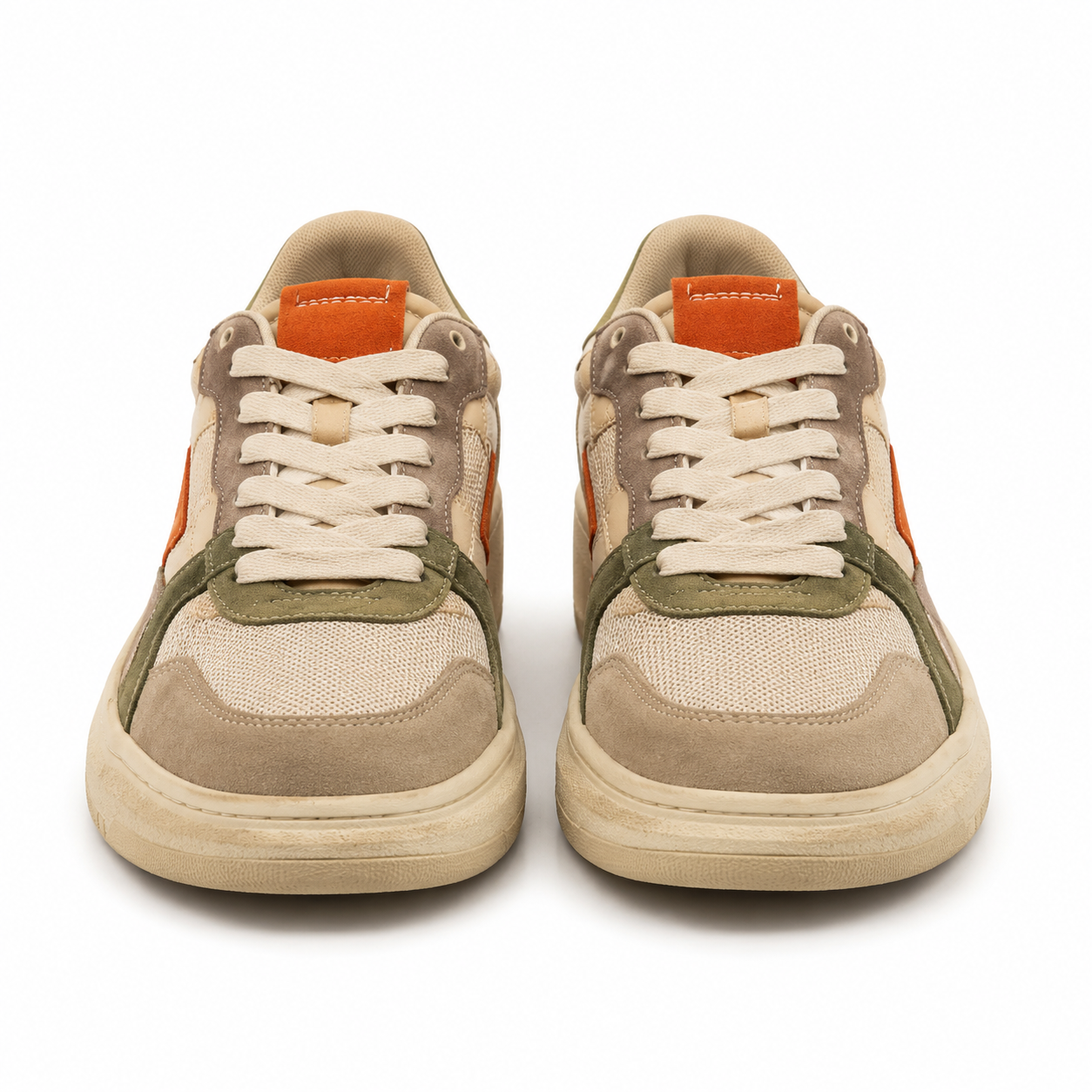 Retro Patchwork Sneakers