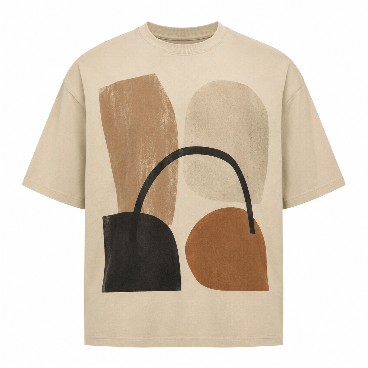 Artistic Print Relaxed Fit T-Shirt