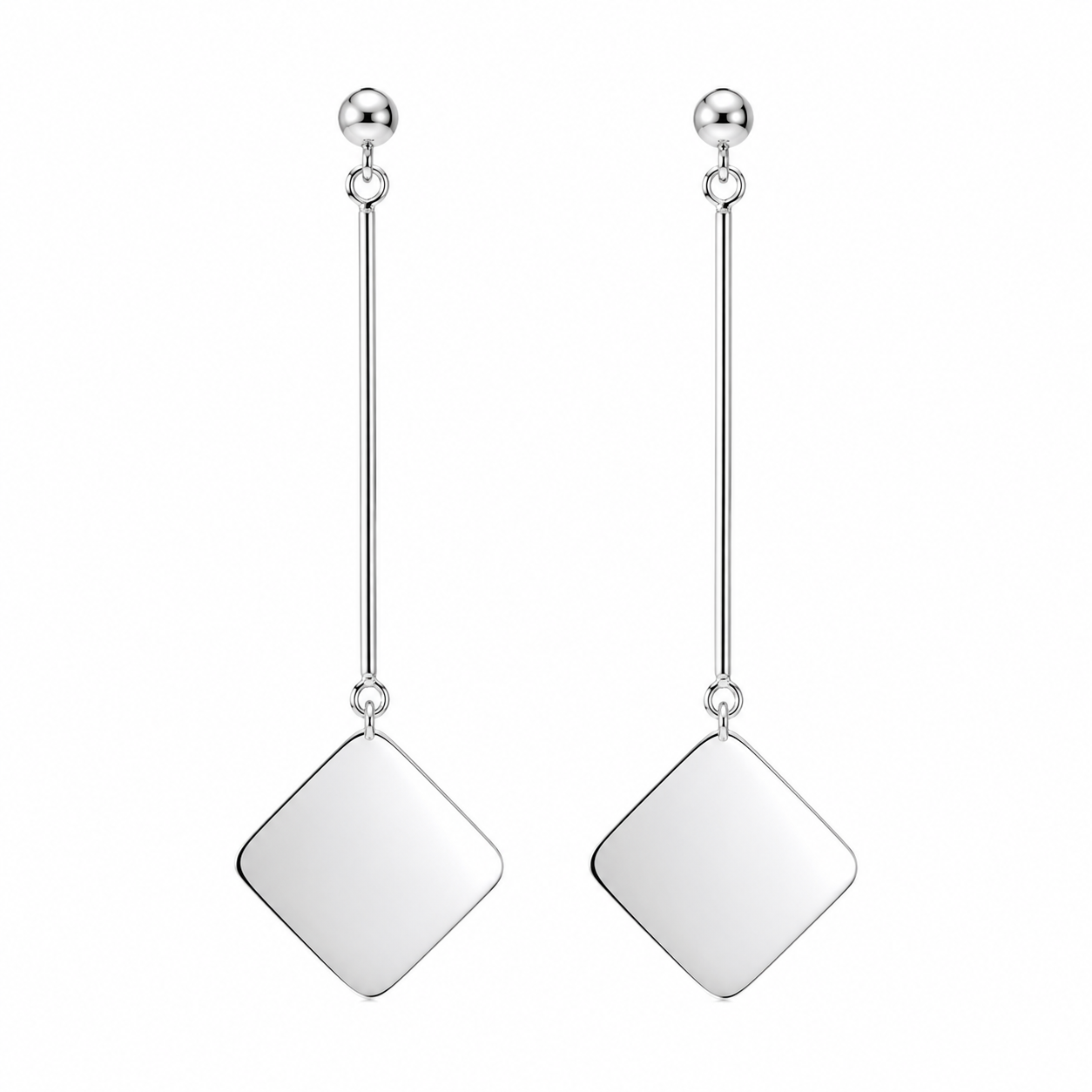 Geometric Line Earrings