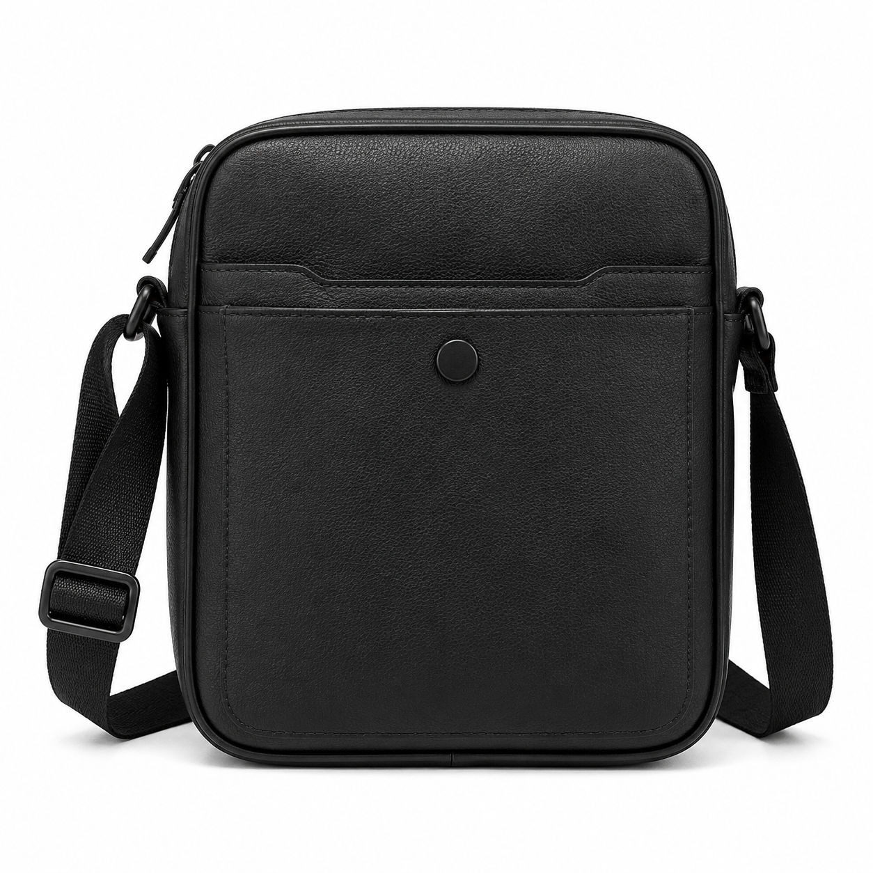 Structured Zip Shoulder Bag — Urban Edition