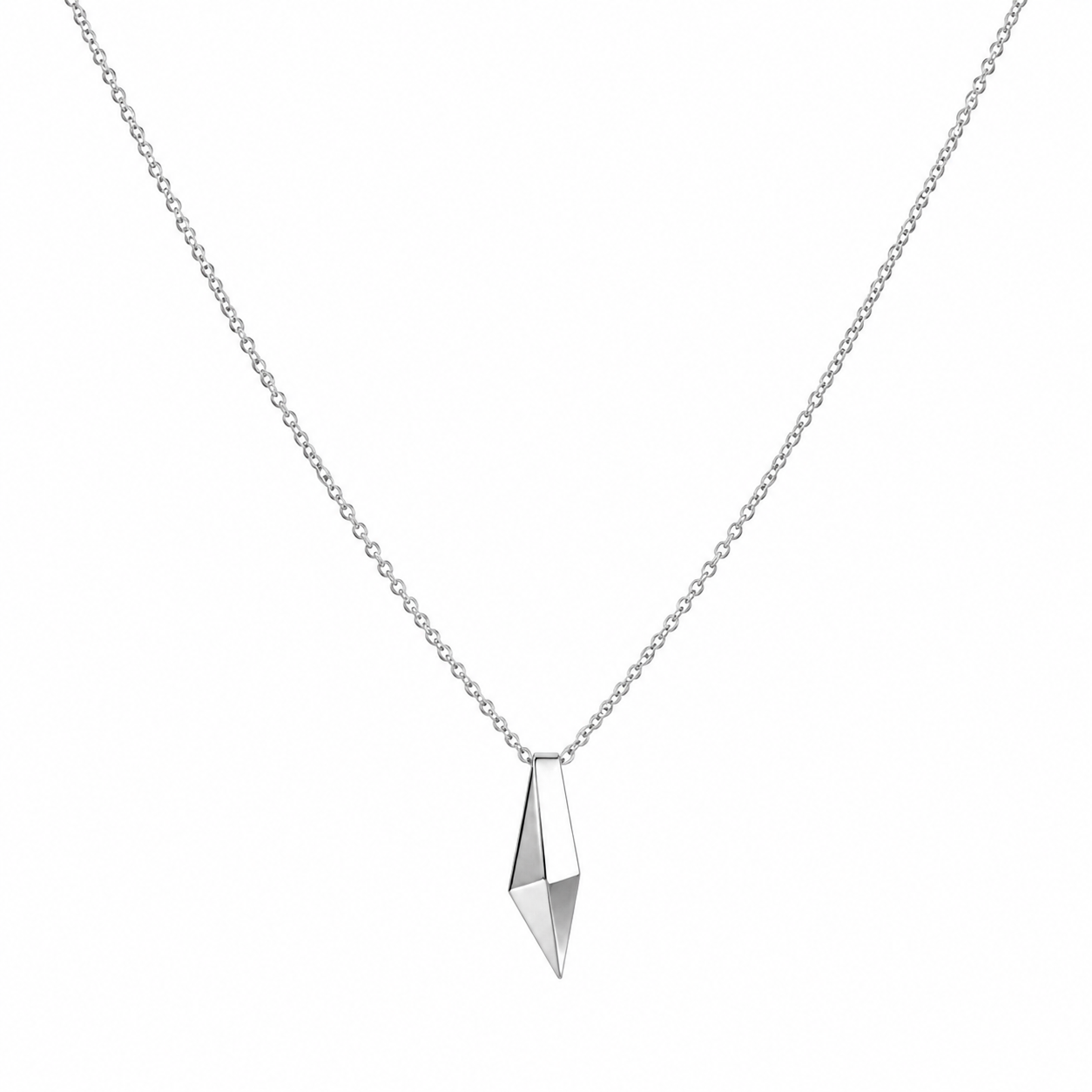 Geometric Light & Shadow Clavicle Chain