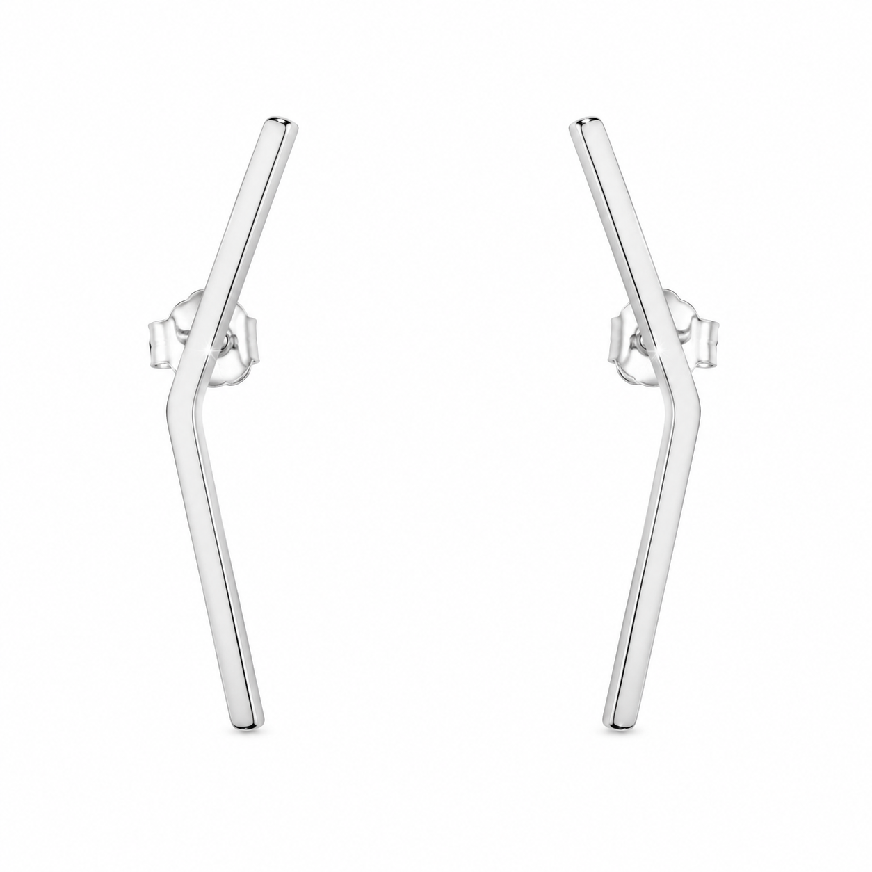 Geometric Line Stud Earrings