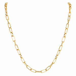 Geometric Chain Layering Necklace