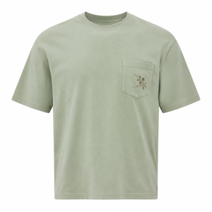 Embroidered Pocket Short-Sleeve T-Shirt