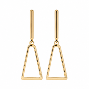 Geometric Line Drop Earrings