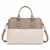 Two-Tone Structured Handbag, 35 cm