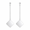 Geometric Line Earrings