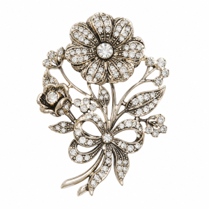 Vintage Floral Brooch