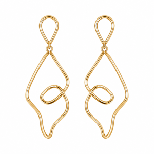 Geometric Line Metal Earrings